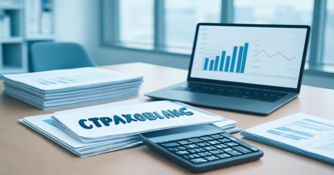 Professional image illustrating страхование as a key element for financial protection.