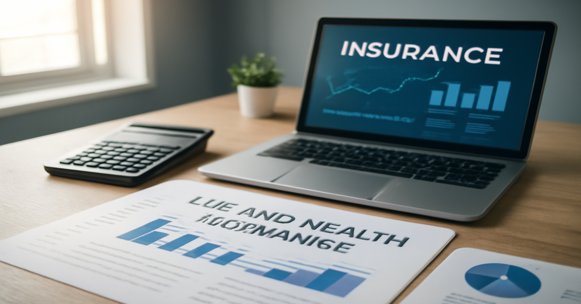 High-quality image illustrating страхование in a professional finance workspace.