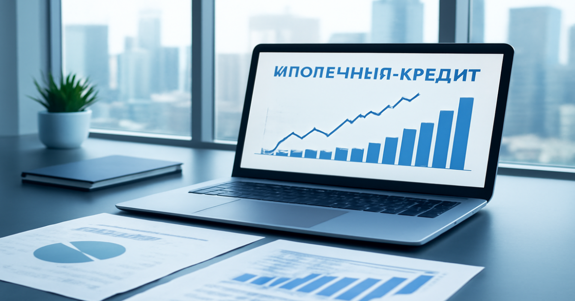 Professional image related to ипотечный кредит in a financial office setting.