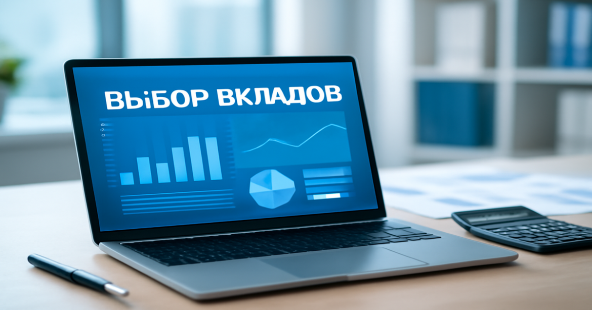 Professional image illustrating выбор вкладов in a modern banking setting for financial stability.
